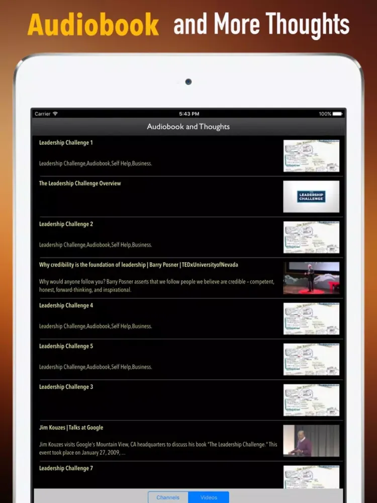 Captures d'écran de Quick Wisdom from The Leadership Challenge iPad 