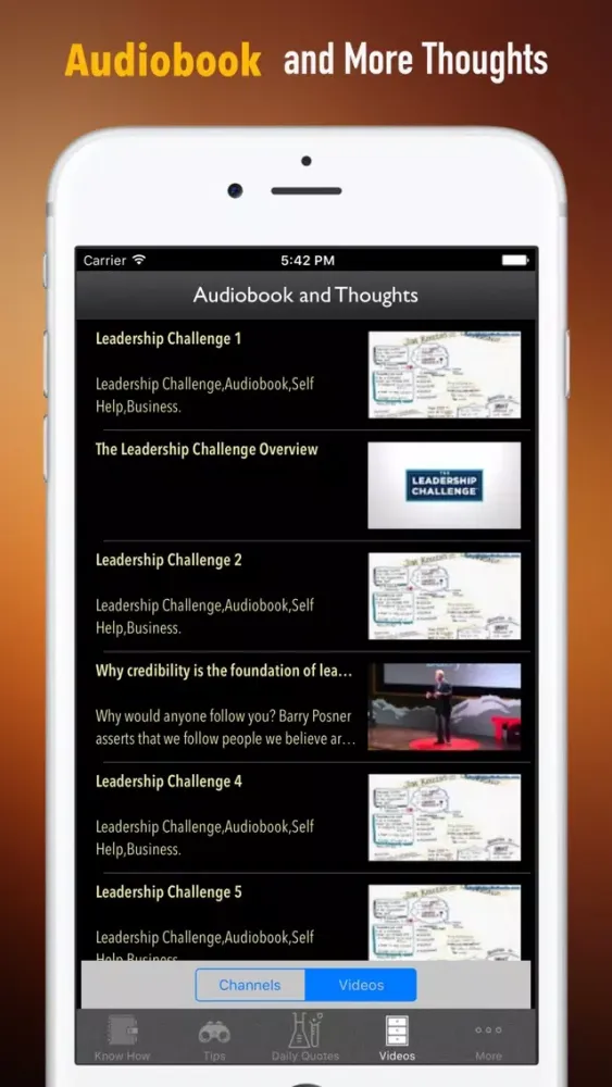 Captures d'écran de Quick Wisdom from The Leadership Challenge