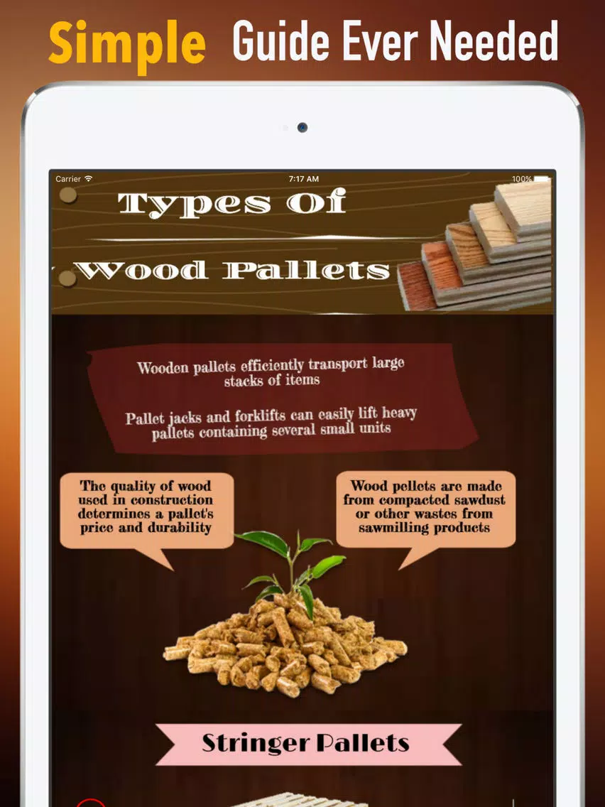 Wood Pallets:Projects Creating Guide and Tips iPad  스크린샷