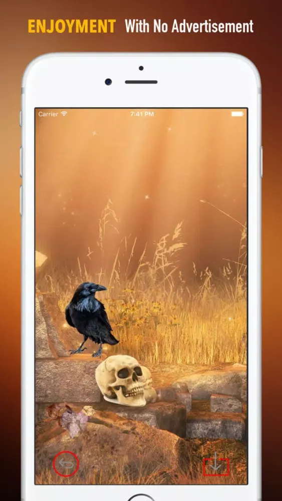 ภาพหน้าจอของ Gothic Art Wallpapers HD: Quotes