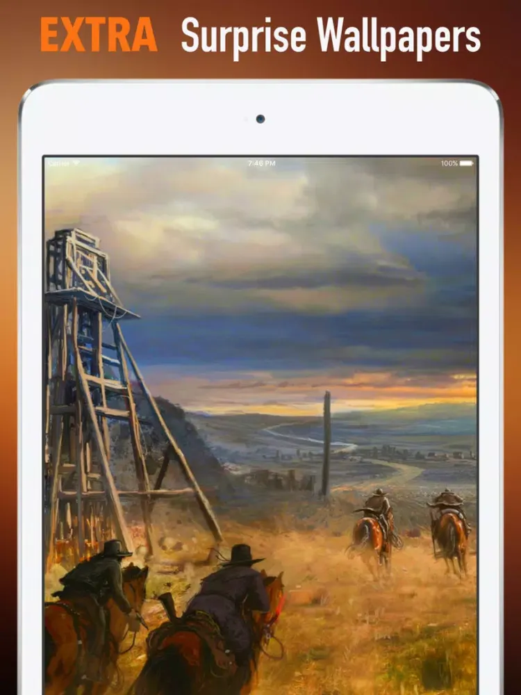 Скриншоты Western Art Wallpapers HD: Quotes iPad 