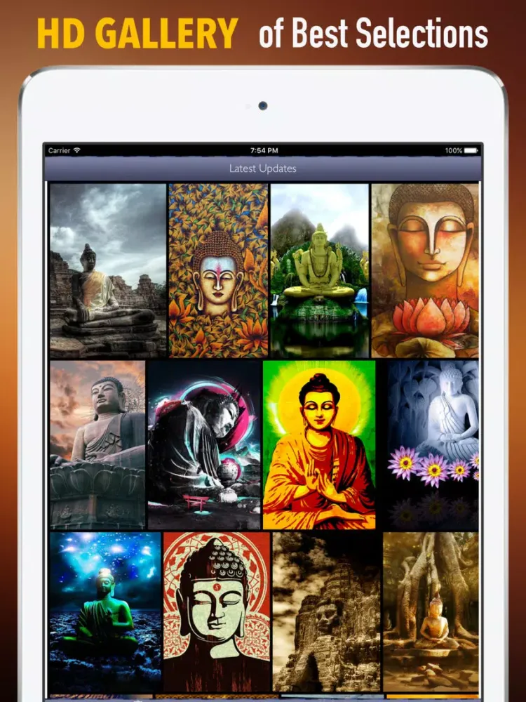 تصاویر Buddhism Art Wallpapers HD: Quotes iPad 