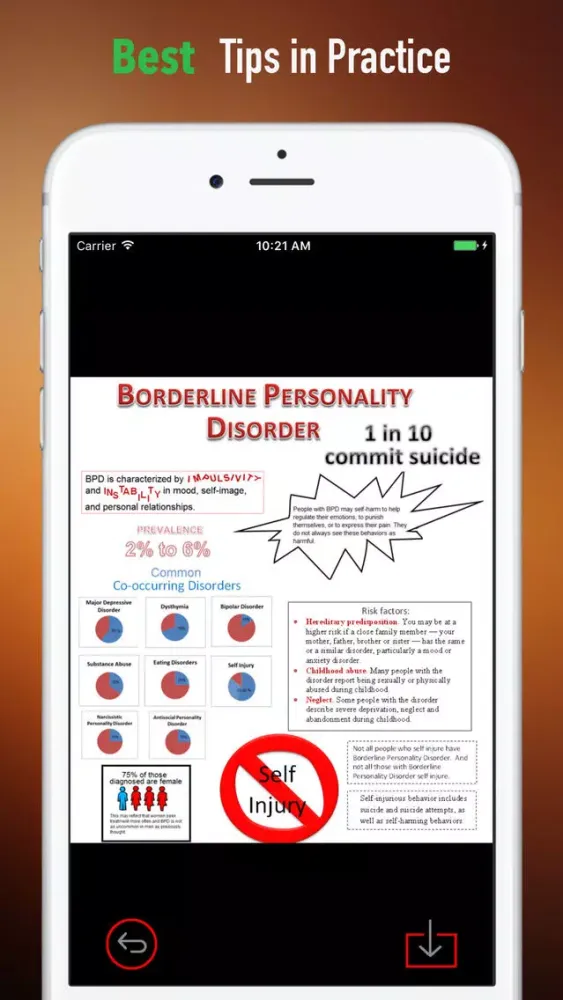 Borderline Personality Disorder (BPD)Self Help Screenshots
