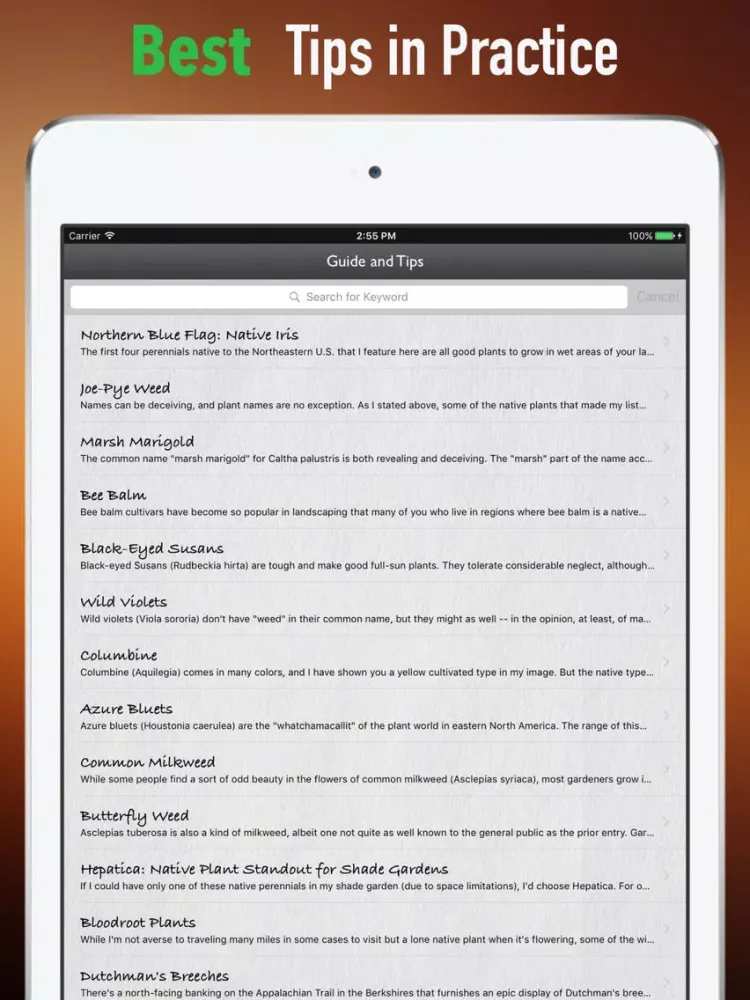 Tangkapan layar What is the Name of This Plant:Education Video iPad 