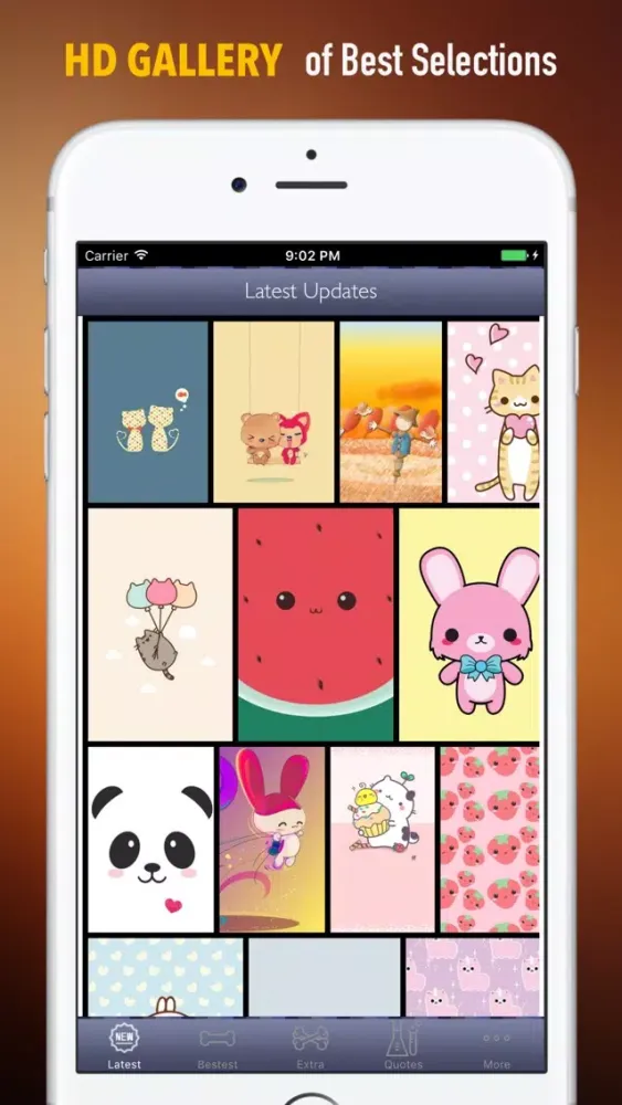 HD Wallpapers for Kawaii: Art and Quotes应用截图