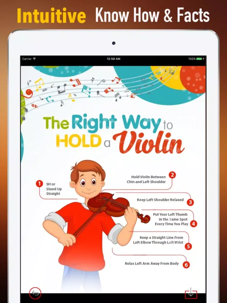 Self Learn Violin for Beginners- Tips and Tutorial iPad 应用截图