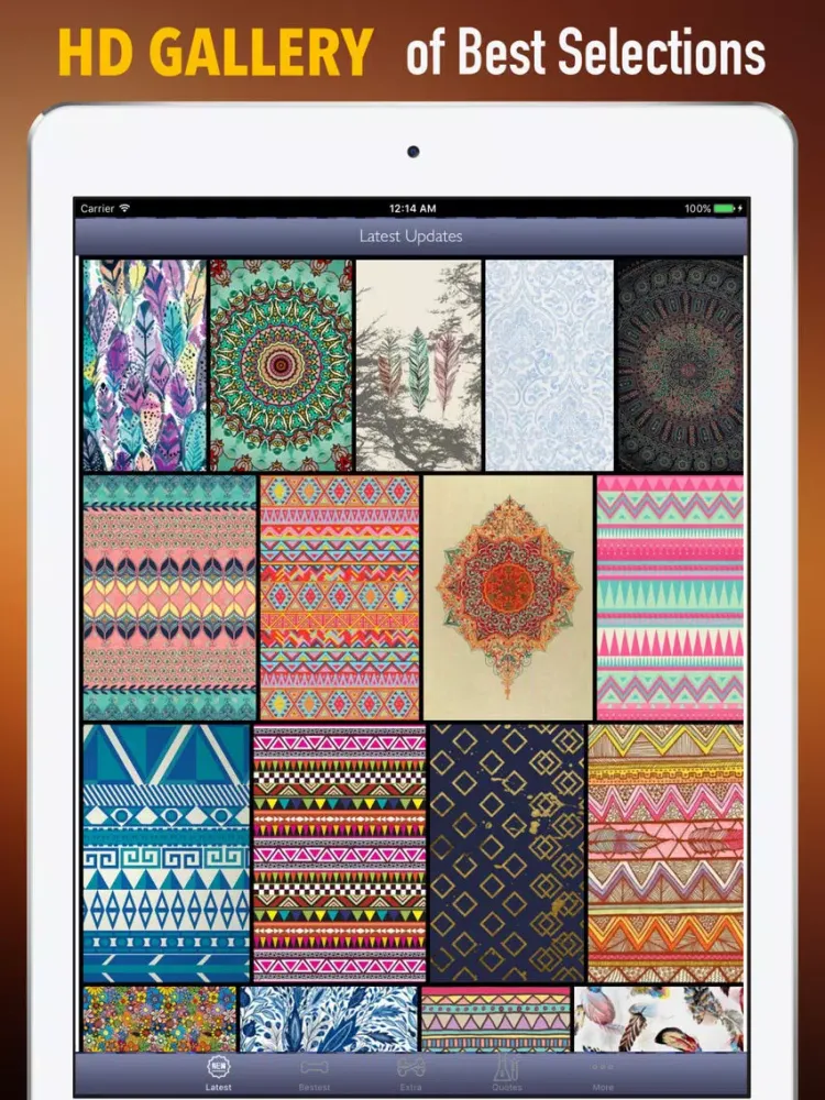 Boho Wallpapers HD: Quotes with Art Pictures iPad  স্ক্রিনশট