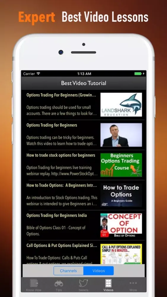 Options Trading Guide-Investing Tips and Hot News应用截图