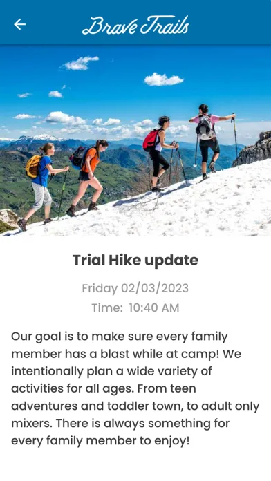 Capturas de pantalla de Brave Trails Family Camp