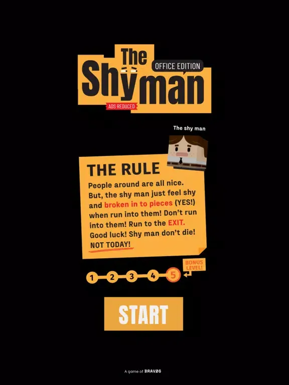 The shy man iPad  스크린샷