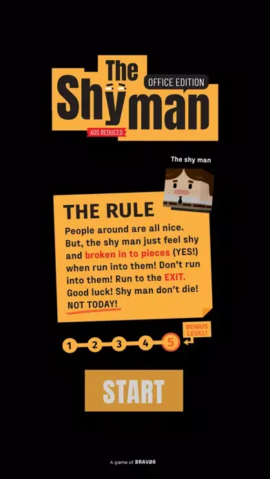 The shy man 스크린샷