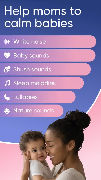 Capturas de pantalla de Mom + Baby: Sleep Sounds