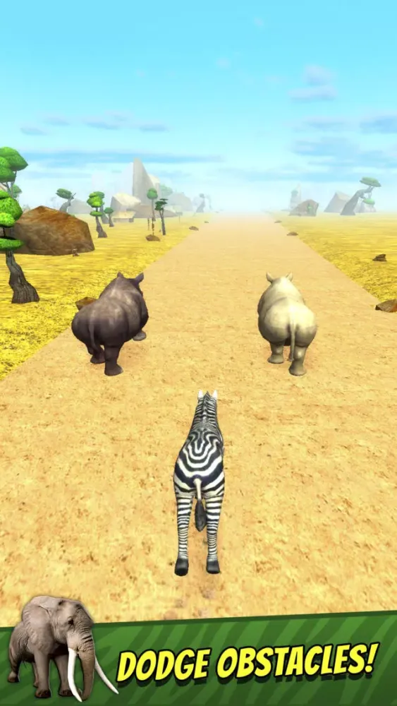 Safari Run Free - Wild Animal Jam Running Survival Games for Kids Screenshots