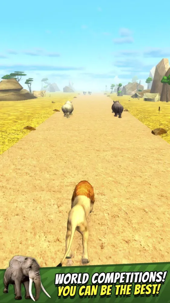 Safari Run Free - Wild Animal Jam Running Survival Games for Kids Screenshots