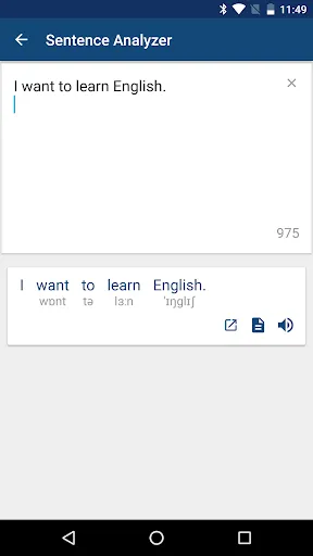 English Dictionary Screenshots