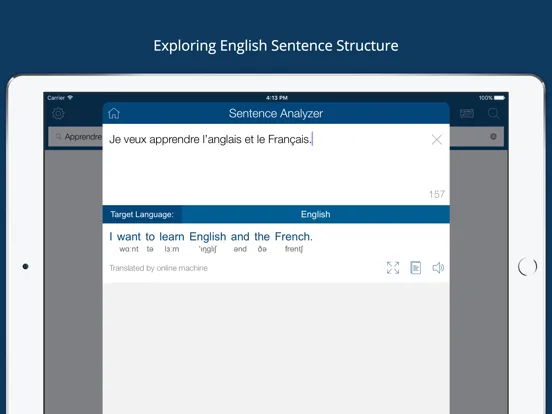 صور French English Dictionary Pro iPad 