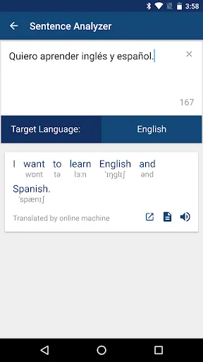 Zrzuty ekranu Spanish English Dictionary