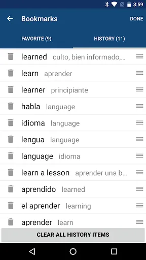 Zrzuty ekranu Spanish English Dictionary