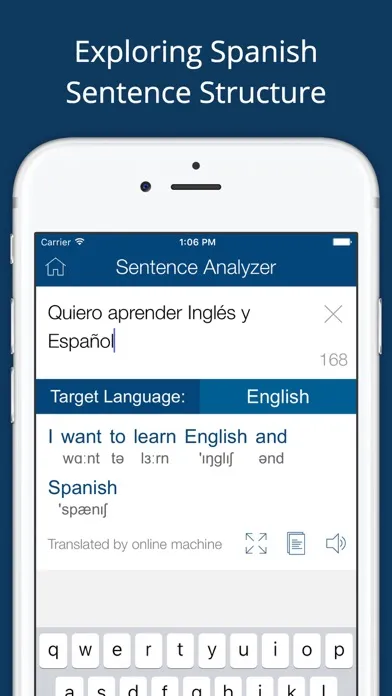 Tangkapan layar Spanish English Dictionary App
