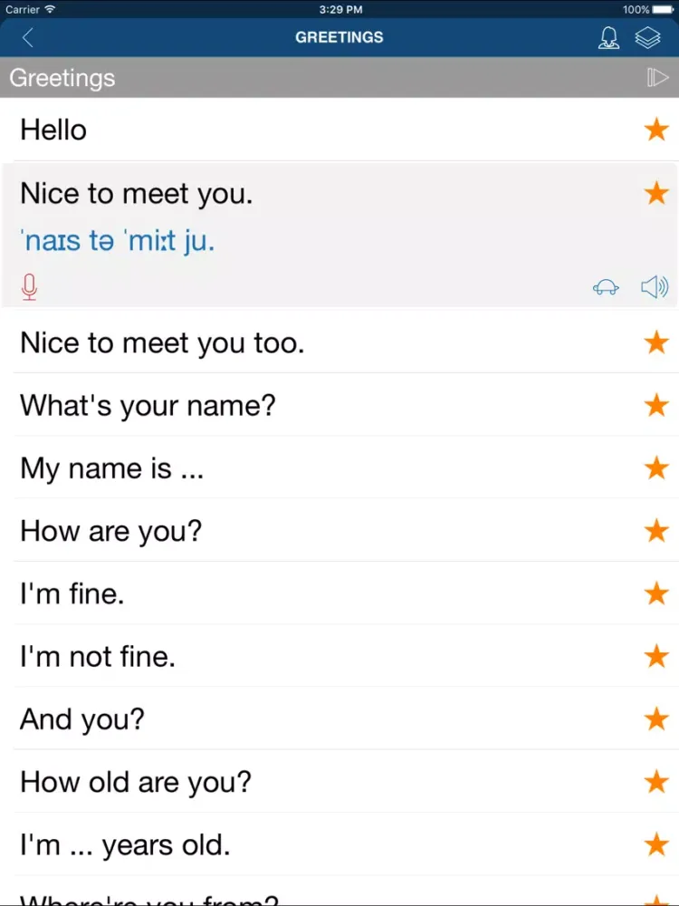 Learn English (Pro Version) iPad  Screenshots