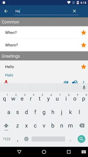 Tangkapan skrin Learn Bahasa Indonesian