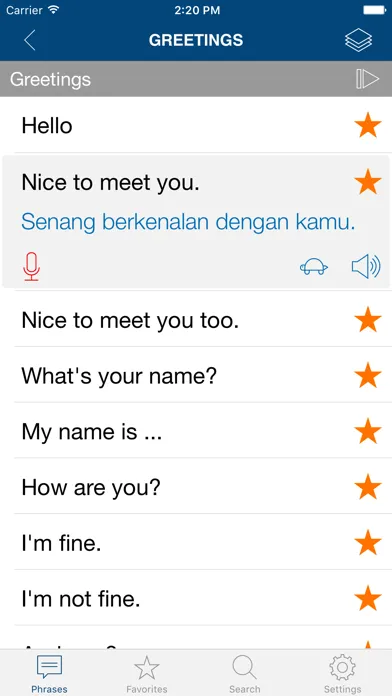 Capturas de pantalla de Learn Bahasa Indonesian