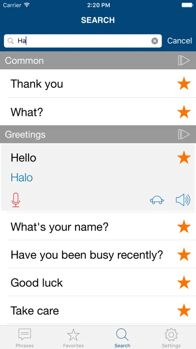 Capturas de pantalla de Learn Bahasa Indonesian