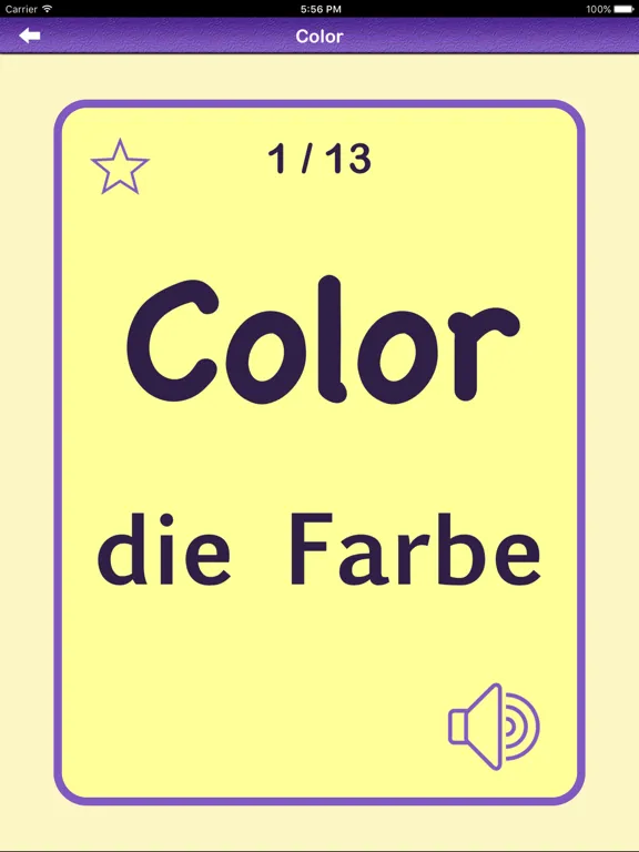 Learn German Vocabulary | German Flashcards iPad  Screenshots