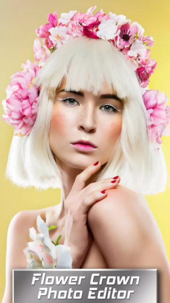 Flower Crown Photo Editor应用截图