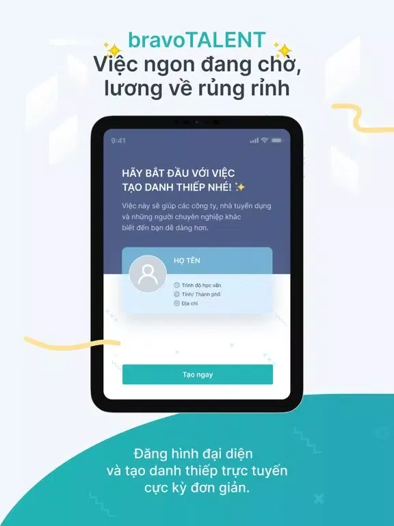 bravoTALENT - Việc Làm Ngon iPad  Screenshots