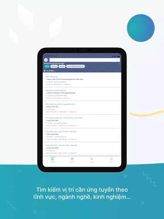 bravoTALENT - Việc Làm Ngon iPad  Screenshots