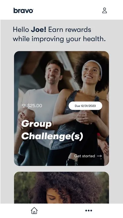 Ảnh chụp màn hình của Bravo Wellness Program App