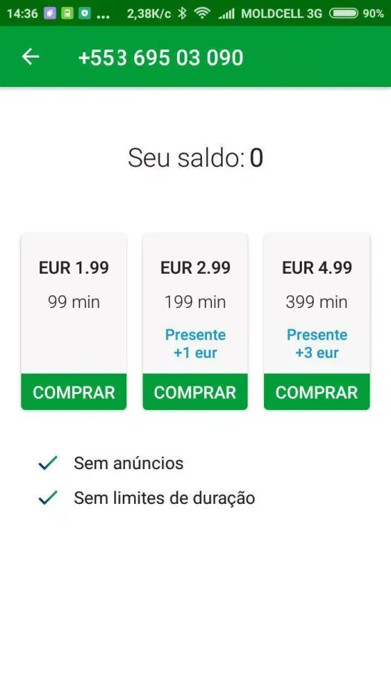 BraVOZ ligue grátis o Brasil Ekran Görüntüleri