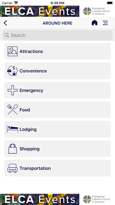 Скриншоты ELCA Events