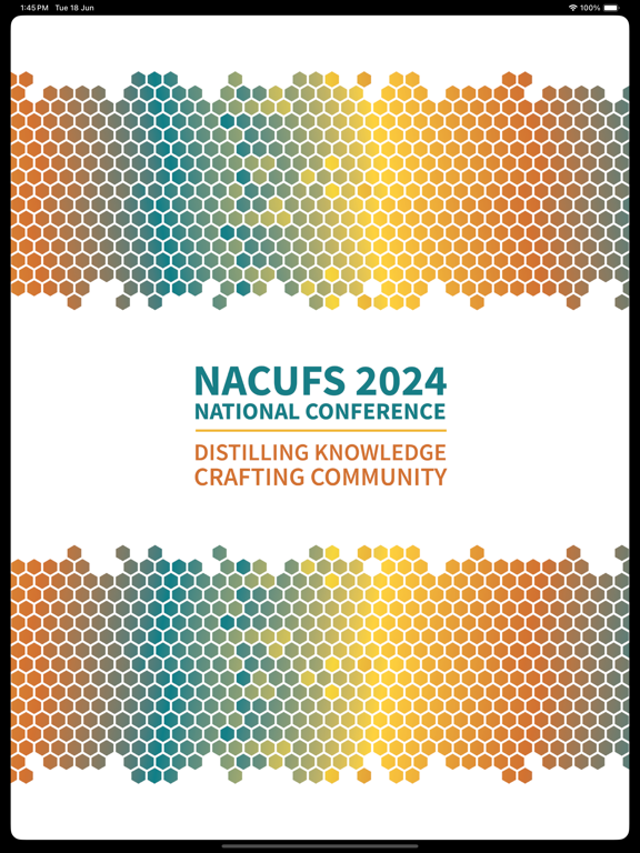 Tangkapan layar NACUFS 2024 iPad 