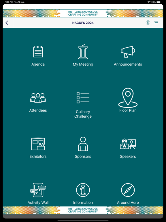 Tangkapan layar NACUFS 2024 iPad 