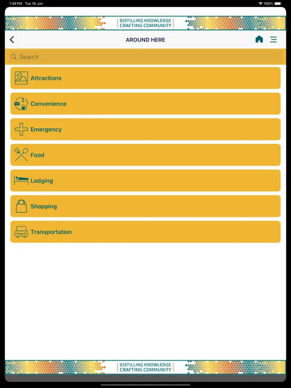 ภาพหน้าจอของ NACUFS 2024 iPad 