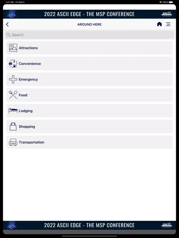Скриншоты ASCII Edge- The MSP Conference iPad 