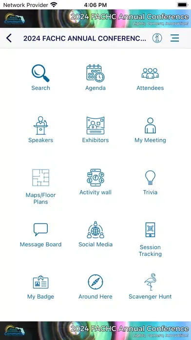 Captures d'écran de FACHC Events App