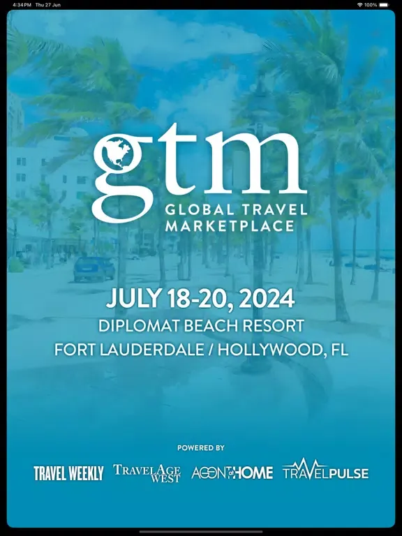 Capturas de pantalla de GTM Event iPad 
