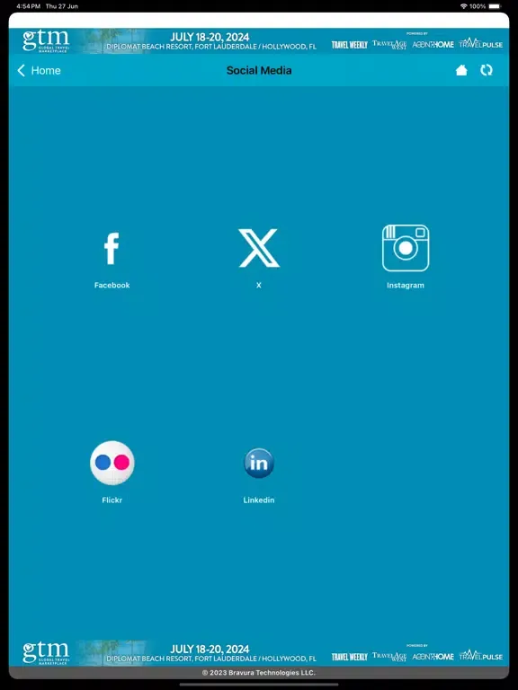 Capturas de pantalla de GTM Event iPad 