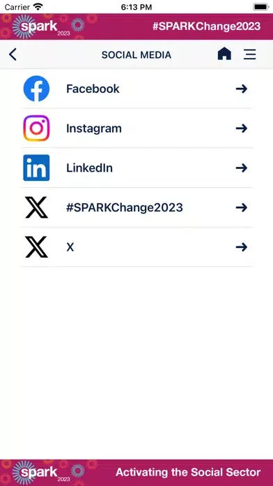 Captures d'écran de Social Current's SPARK '23