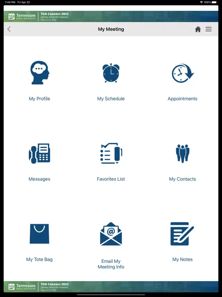 TDA Connect 2022 iPad 应用截图