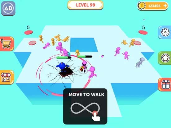 Tangkapan layar Join Brawl 3D -Inject War iPad 