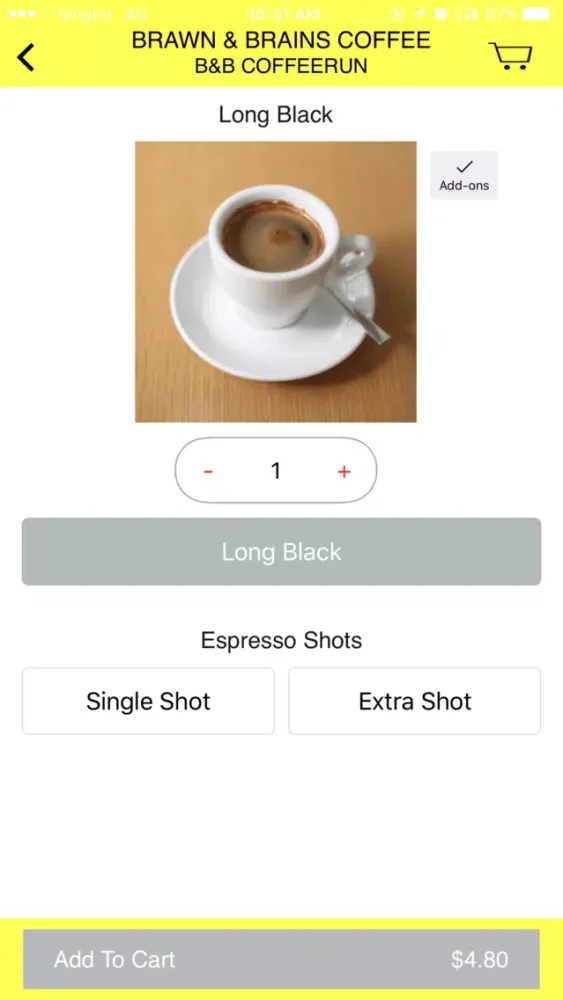 BRAWN & BRAINS COFFEE स्क्रीनशॉट
