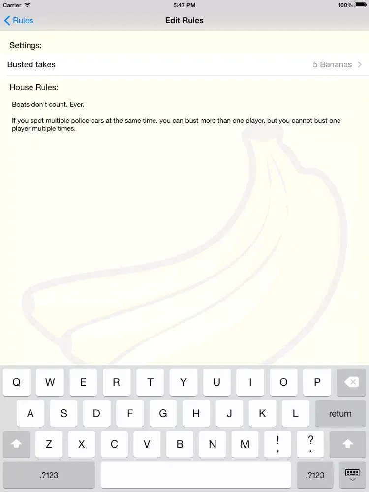 Tangkapan skrin Banana! Travel Game iPad 