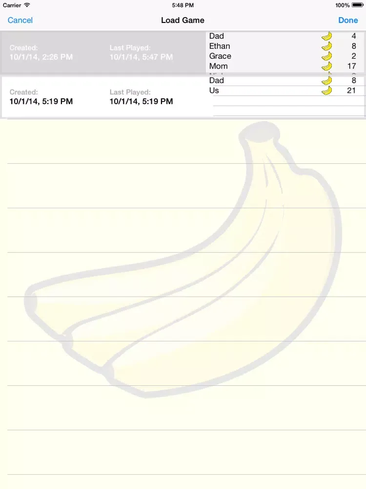 Tangkapan skrin Banana! Travel Game iPad 