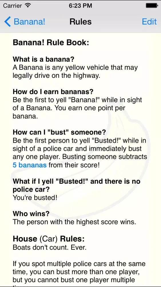 Tangkapan skrin Banana! Travel Game
