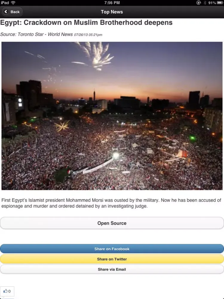 ParishWorld iPad  스크린샷
