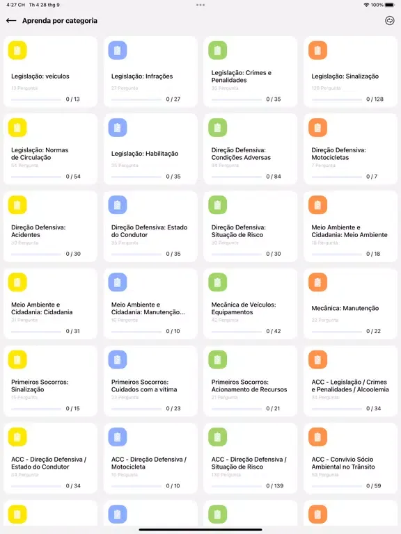Simulado Detran SP iPad 应用截图